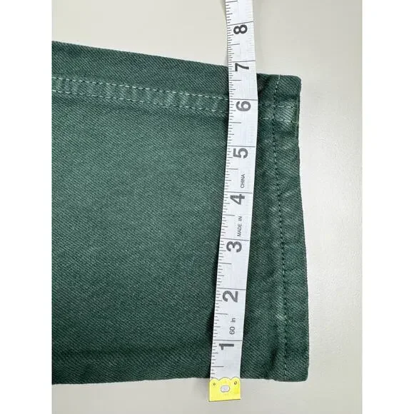 Vintage 1994 Levis 550 Womens 11 Relaxed Fit Tapered Leg Green USA Made Western - Picture 3 of 16